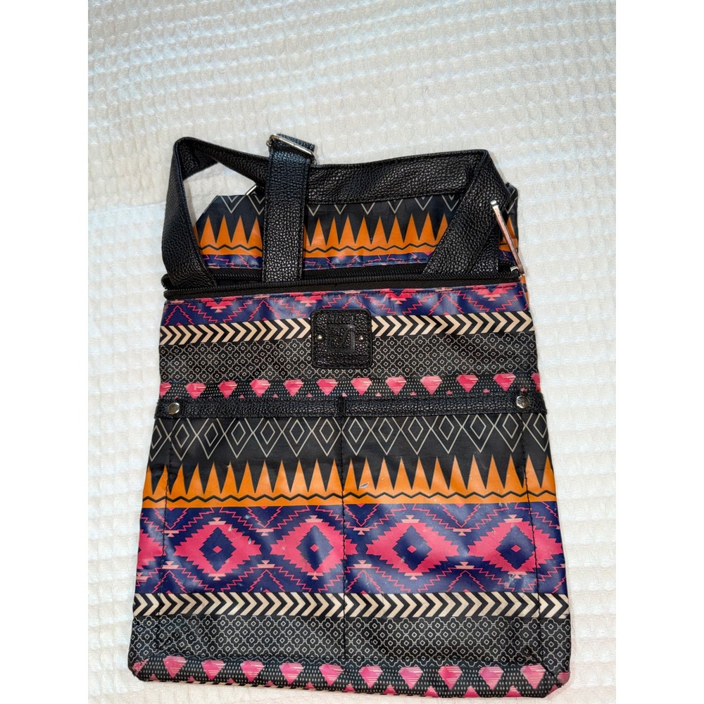 Stone Mountain Crossbody Bag Womens Medium Multi Colorβ Tribal Geometric Print